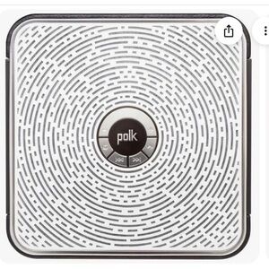 POLK White Portable Speaker